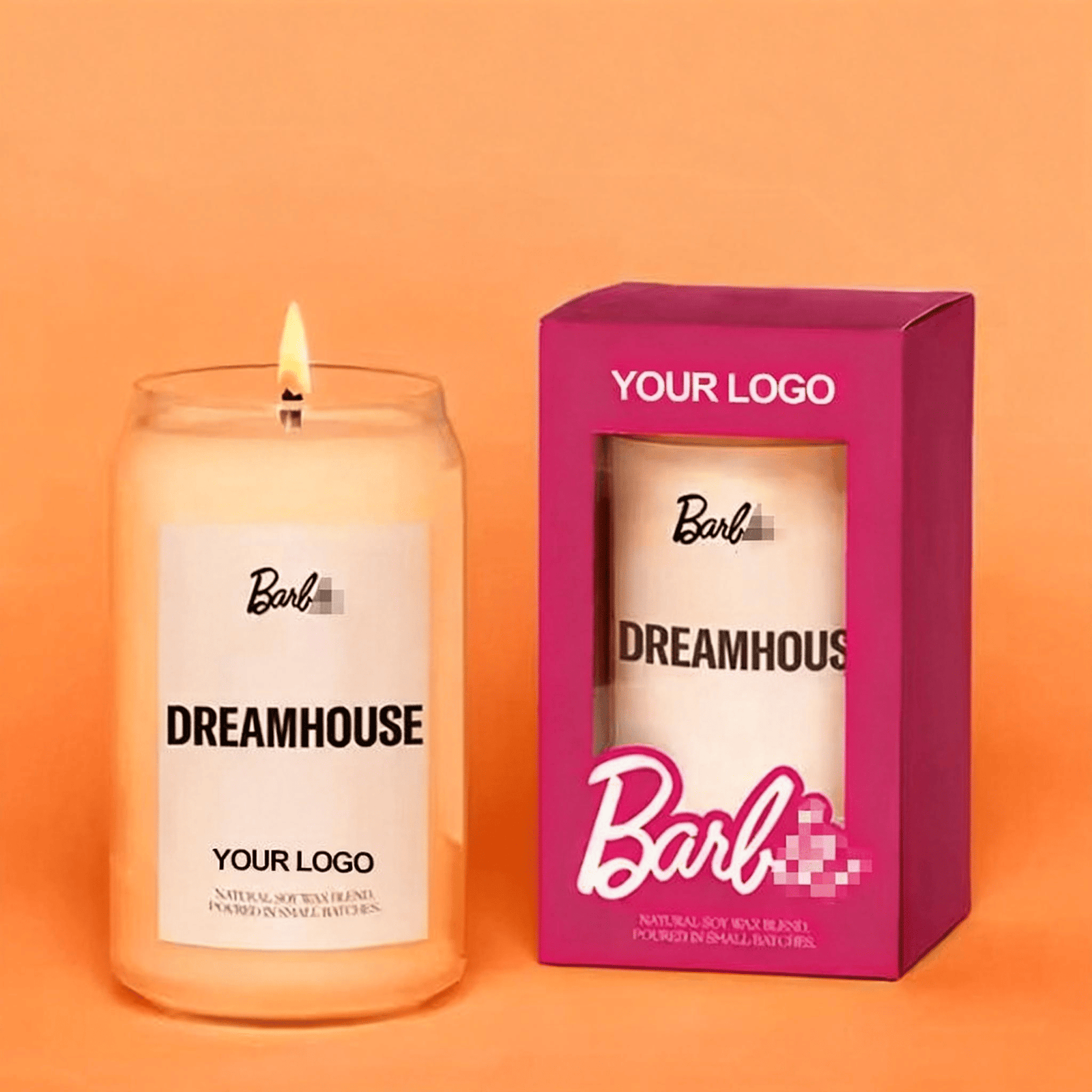 candle boxes with window